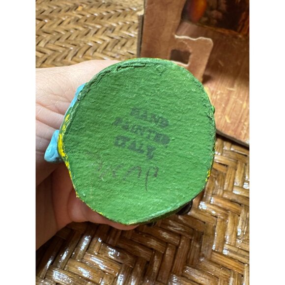 Vintage Hand-Painted Nativity Scene Set Of 12 Figurines And A Manger - Picture 11 of 15